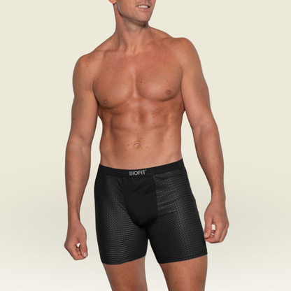 BIOFIT® Essentials Boxer Trunks 5-Pack Black | + 5 FREE